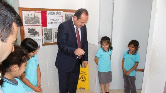 İlçe Milli Eğitim Müdürümüz Emin GEÇİN´in Akyarlar Hacı Mahmut Tınaztepe İlkokulu Ziyareti