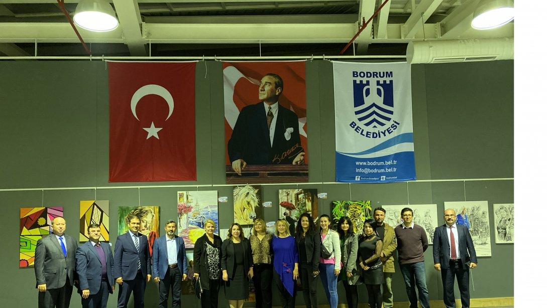 24 Kasım Öğretmenler Günü kapsamında Bodrum Belediyesi Herodot Kültür Merkezindeki Öğretmenler Karma Resim Sergisimiz