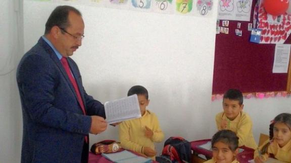 İlçe Millî Eğitim Müdürümüz Emin GEÇİN´in Gündoğan Nafiz Ilıcak İlkokulu Ziyareti