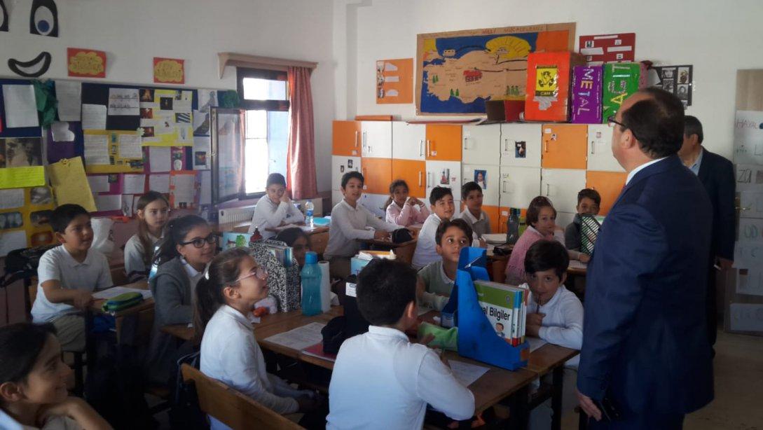İlçe Milli Eğitim Müdürümüz Emin GEÇİN´den ATATÜRK İlkokuluna ziyaret
